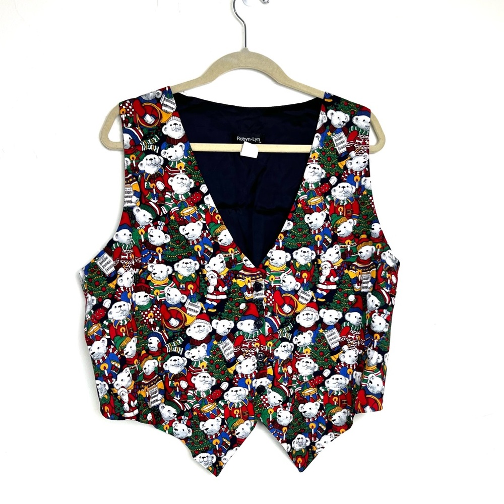 ⭐️ Vintage Robyn-Lyn Christmas Holiday Vest